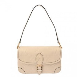 LOUIS VUITTON Louis Vuitton Monogram Empreinte Diane Creme M46388 Women's Leather Shoulder Bag