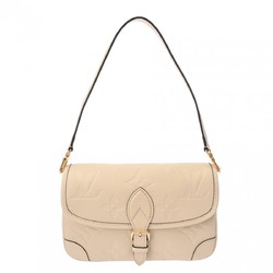 LOUIS VUITTON Louis Vuitton Monogram Empreinte Diane Creme M46388 Women's Leather Shoulder Bag