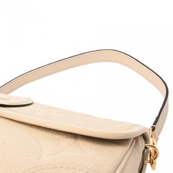 LOUIS VUITTON Louis Vuitton Monogram Empreinte Diane Creme M46388 Women's Leather Shoulder Bag