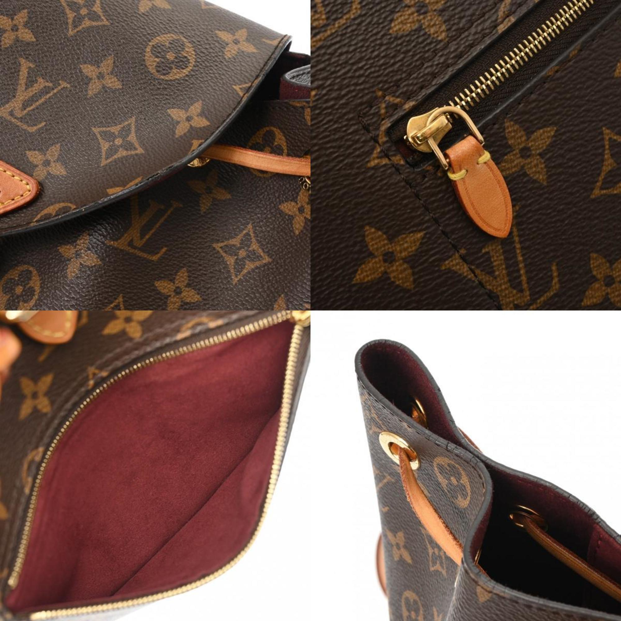 LOUIS VUITTON Louis Vuitton Monogram Montsouris Brown M43431 Unisex Canvas Backpack/Daypack