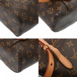 LOUIS VUITTON Louis Vuitton Monogram Montsouris Brown M43431 Unisex Canvas Backpack/Daypack