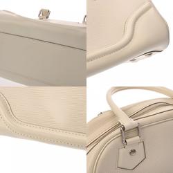 LOUIS VUITTON Louis Vuitton Epi Bowling Montaigne PM Ivory M5932J Women's Leather Handbag