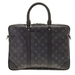 LOUIS VUITTON Louis Vuitton Monogram Eclipse Porte-Document Voyage Black/Grey M46457 Men's Leather Bag