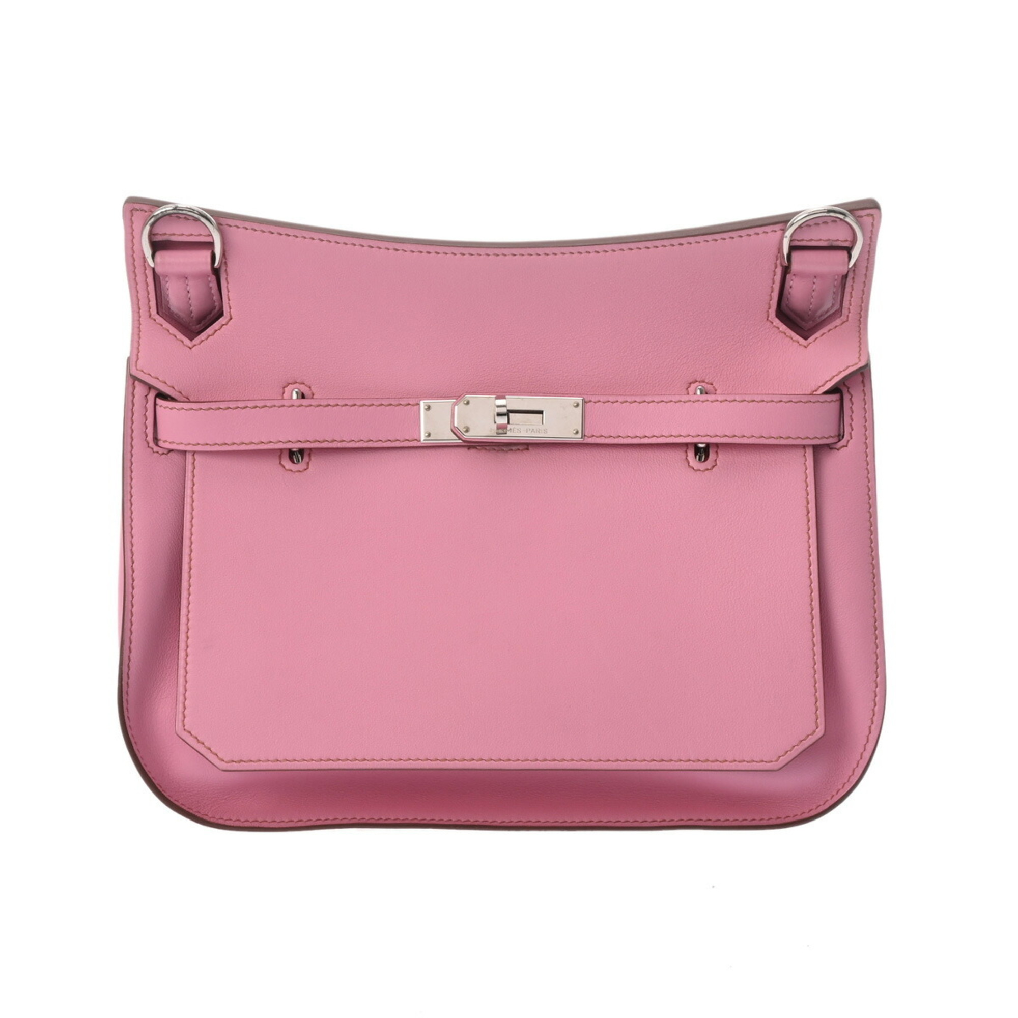 HERMES Hermes Gypsiere 28 Uno Pink □M engraved (circa 2009) Women's Swift leather shoulder bag