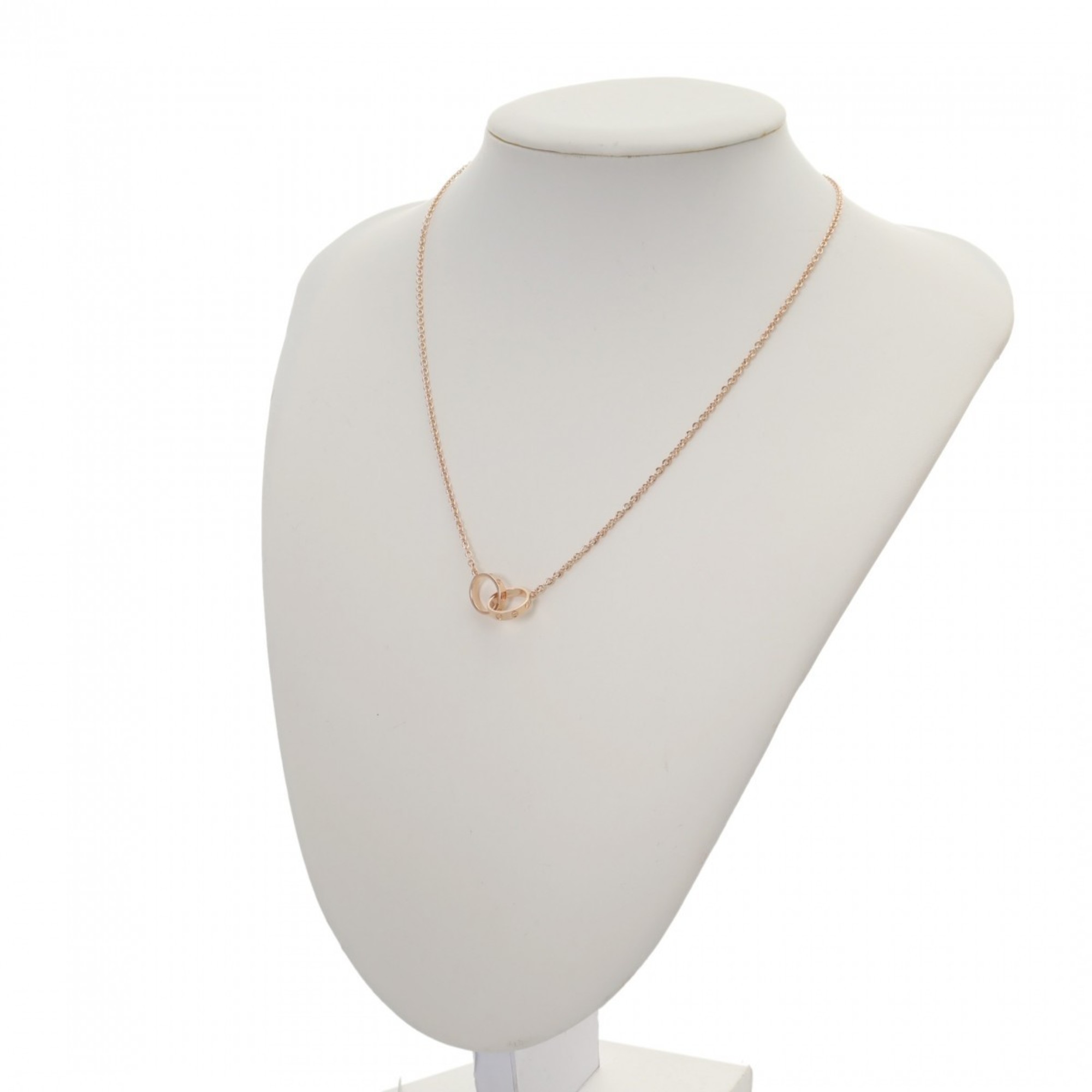 CARTIER Baby Love Women's K18 Pink Gold Necklace