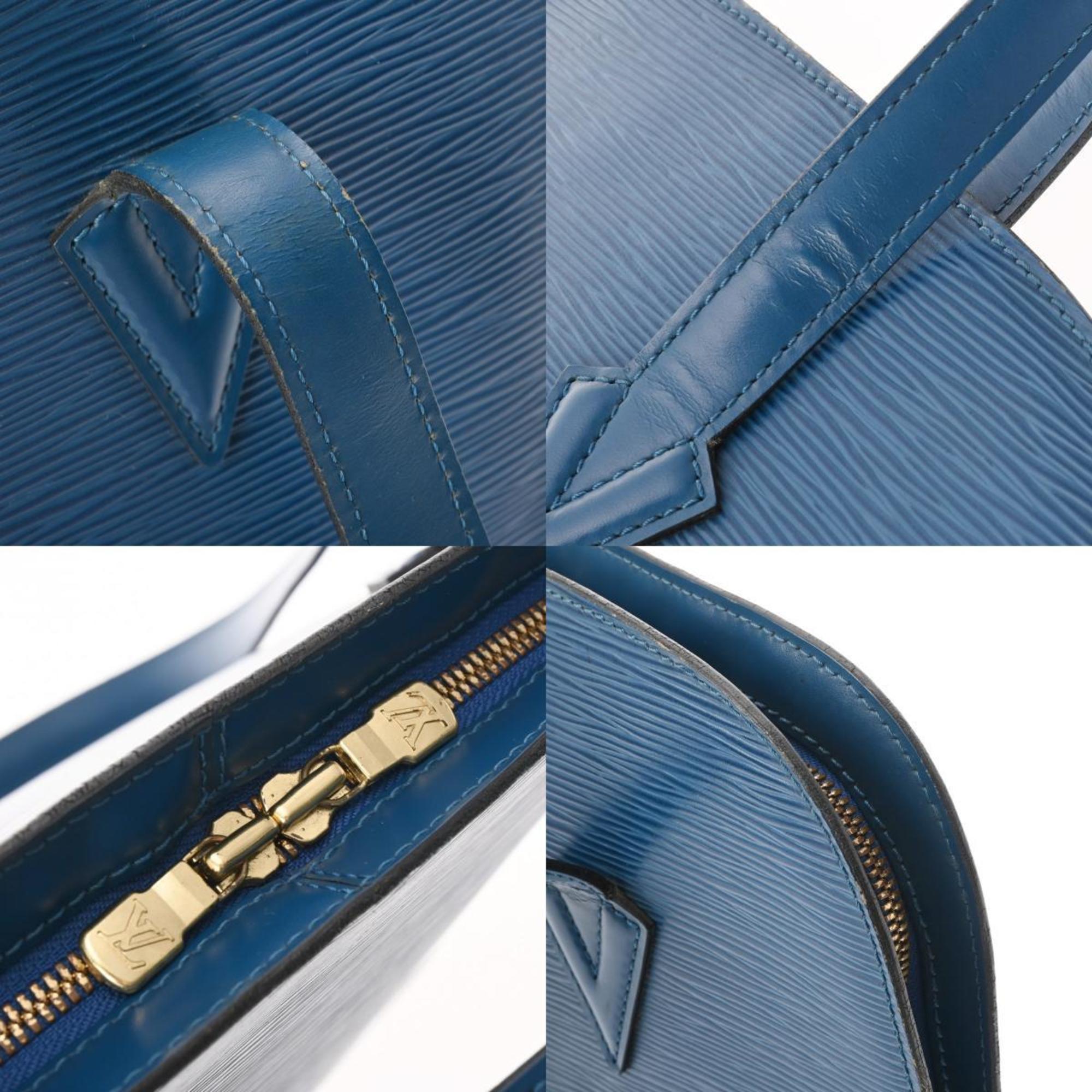 LOUIS VUITTON Epi Backpack Toledo Blue M52285 Women's Leather Shoulder Bag