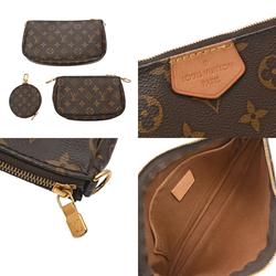 LOUIS VUITTON Louis Vuitton Monogram Multi Pochette Accessoires Rose Clair M44840 Women's Canvas Shoulder Bag