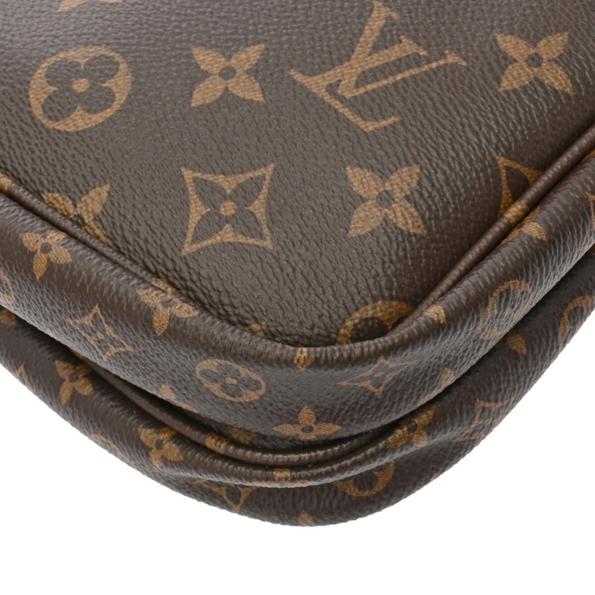 LOUIS VUITTON Louis Vuitton Monogram Multi Pochette Accessoires Rose Clair M44840 Women's Canvas Shoulder Bag