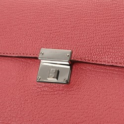 HERMES Click 12 Rose Eté C stamp (around 2018) unisex Chevre bi-fold wallet