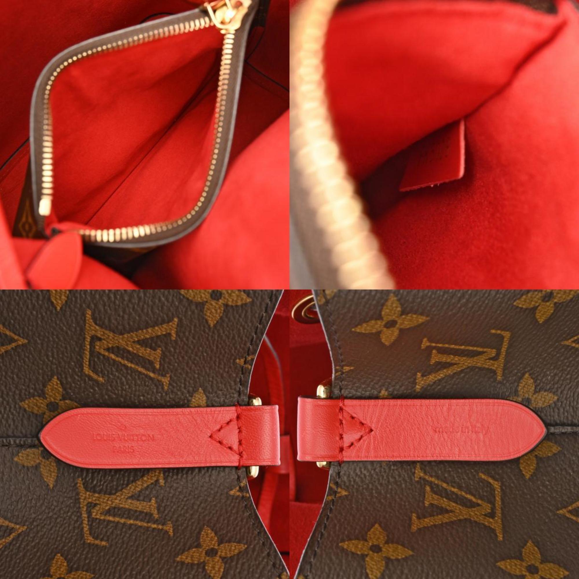 LOUIS VUITTON Louis Vuitton Monogram NeoNoe Coquelicot M44021 Women's Canvas Shoulder Bag