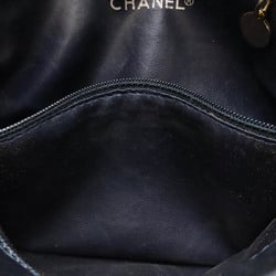 CHANEL Chanel Matelasse Chain Shoulder Bag Leather Dark Navy