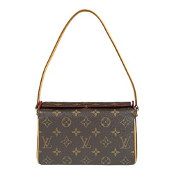 Louis Vuitton Recital Monogram Shoulder Bag Canvas M51900 Brown Women's LOUIS VUITTON