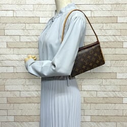 Louis Vuitton Recital Monogram Shoulder Bag Canvas M51900 Brown Women's LOUIS VUITTON