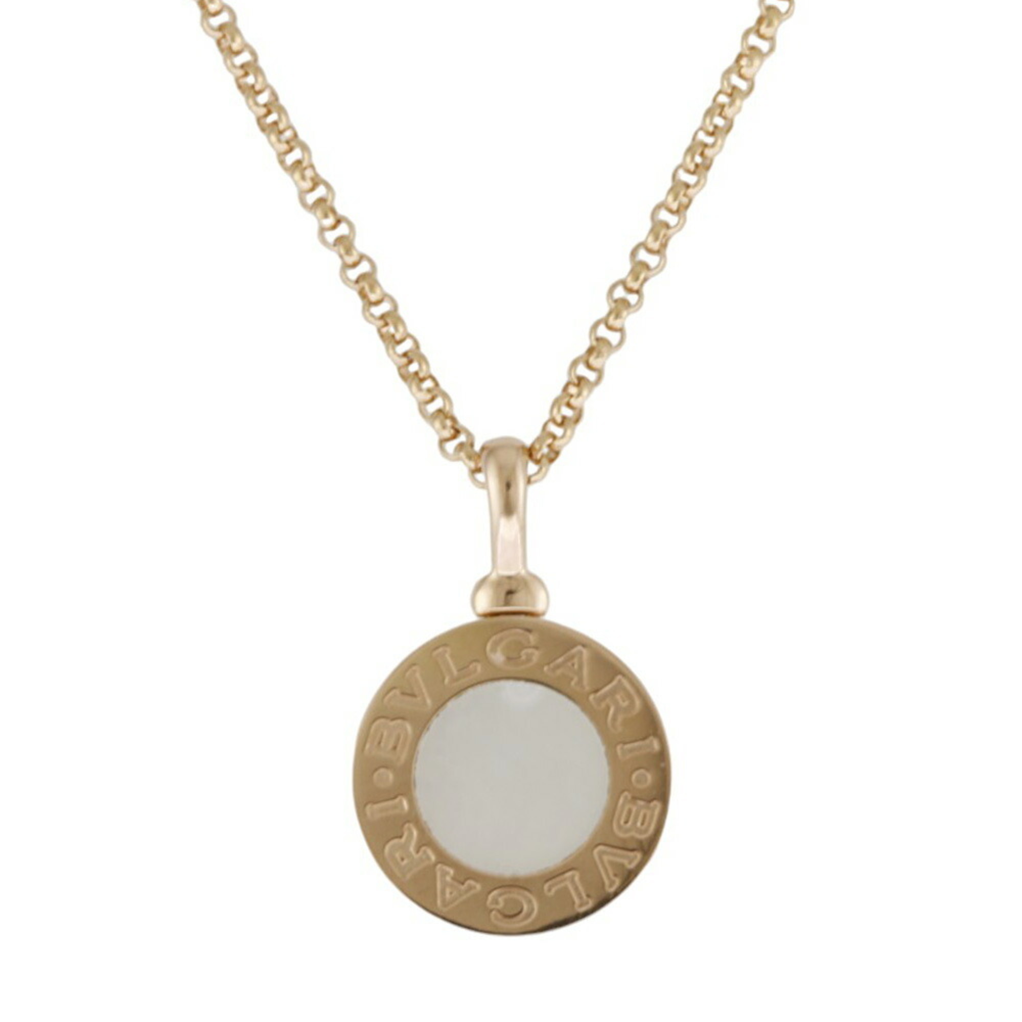 BVLGARI Necklace 18K Shell Women's