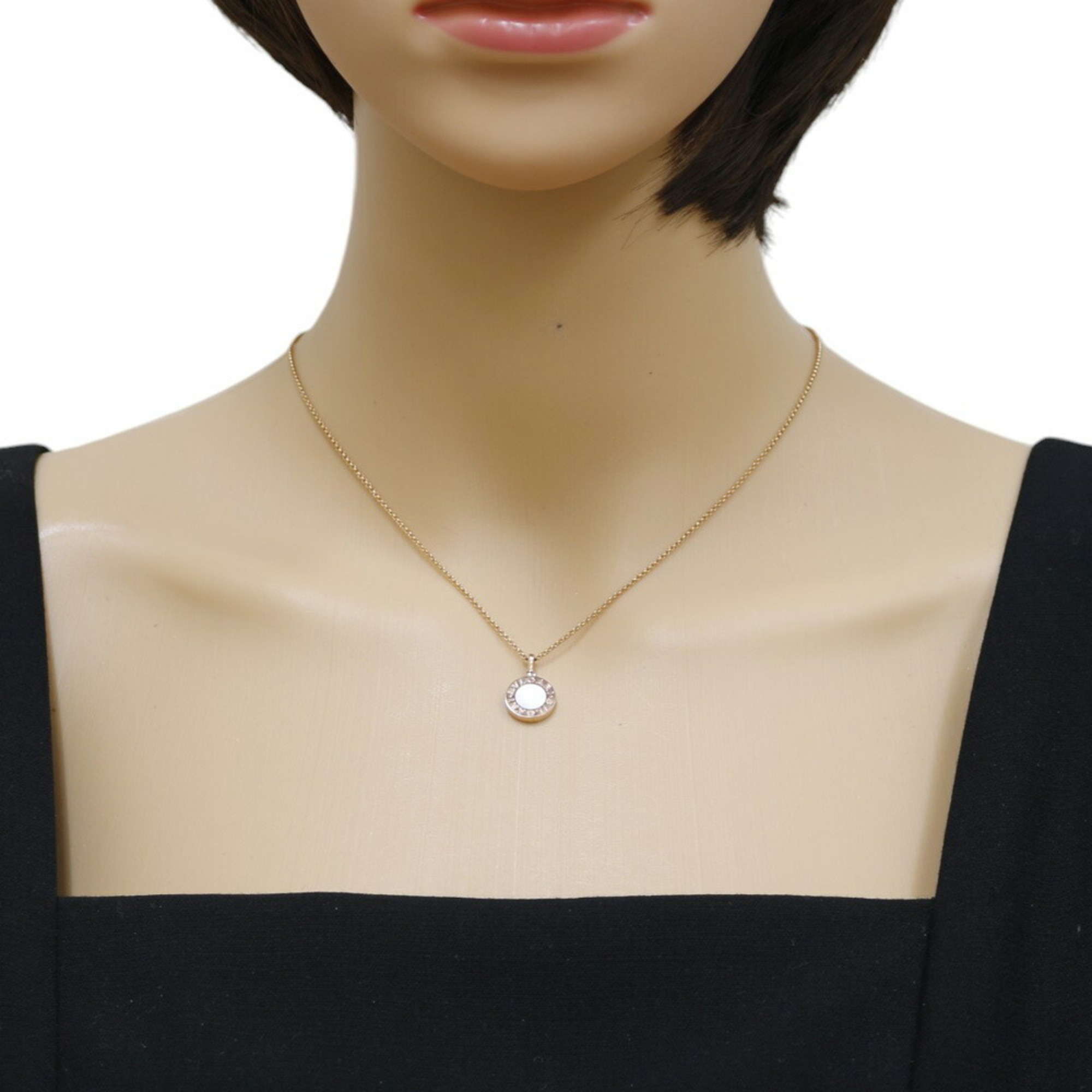 BVLGARI Necklace 18K Shell Women's