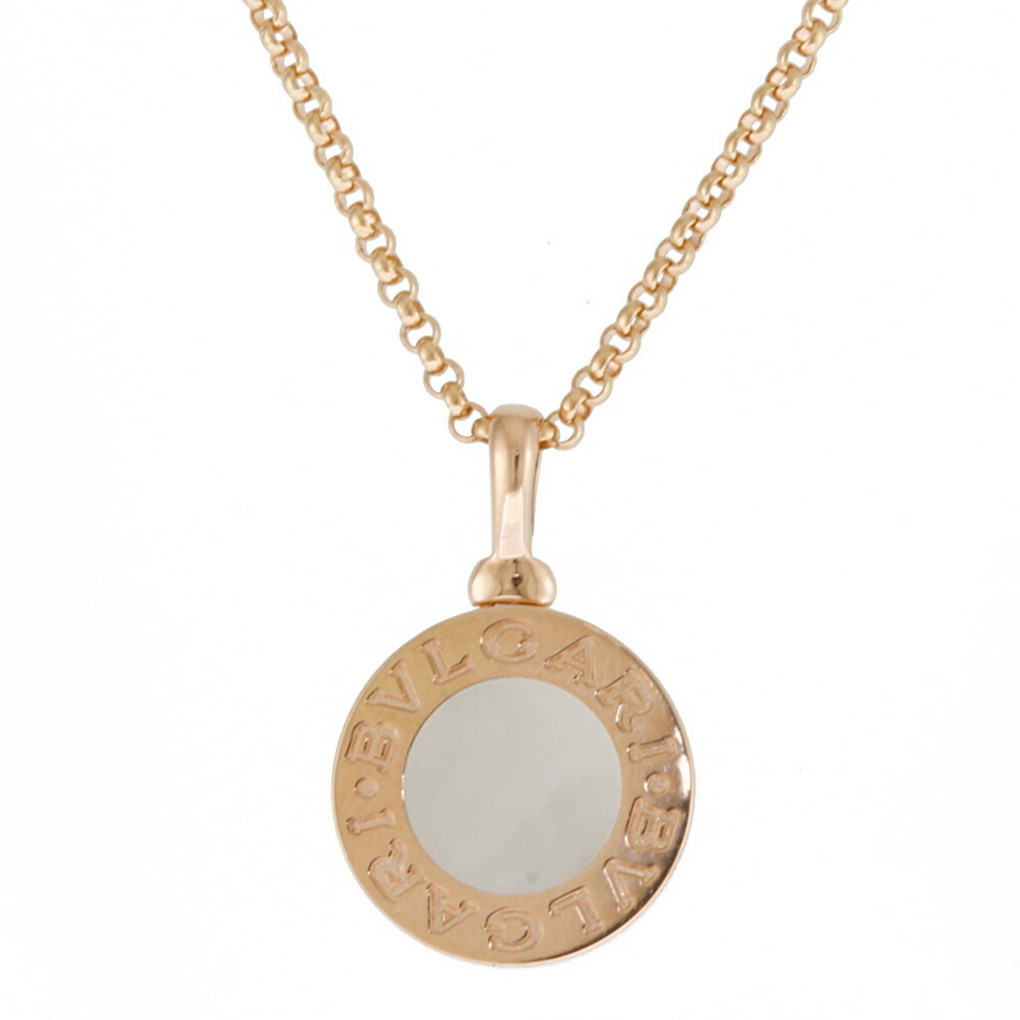 BVLGARI Necklace 18K Shell Women's