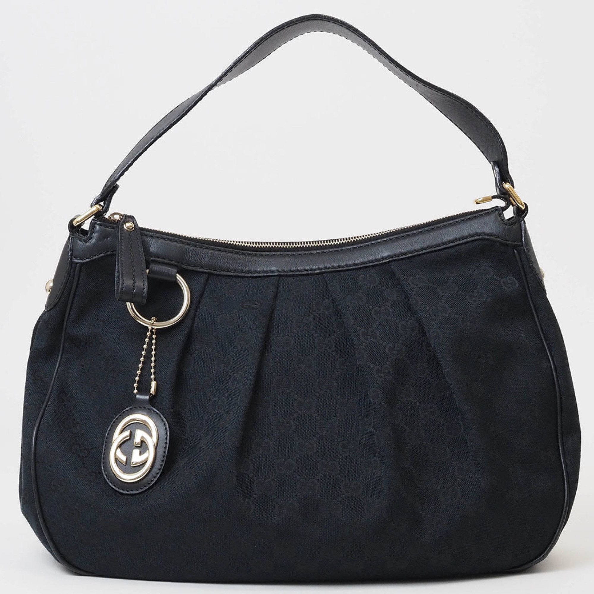 Gucci GG Canvas Sukey Bag Black 232955 Women's GUCCI