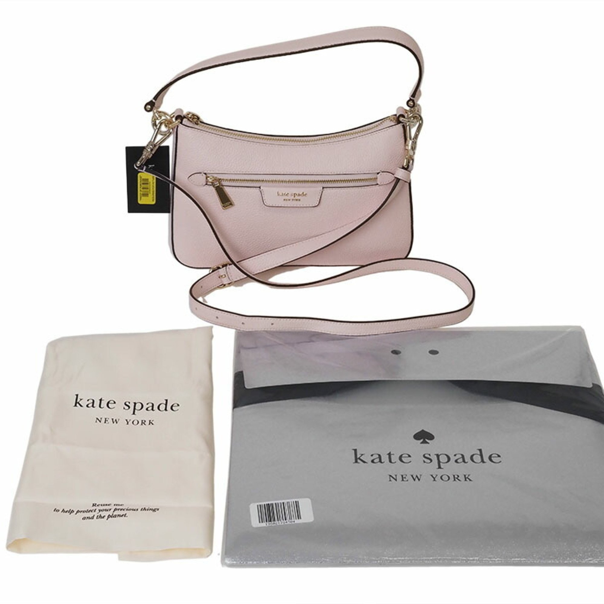 Kate Spade Hudson Convertible Crossbody Shoulder Bag Pink KF859 Women's