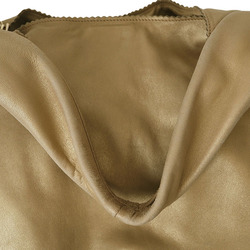 LOEWE ANAGRAM BAG GOLD WOMEN'S LEATHER SHOULDER