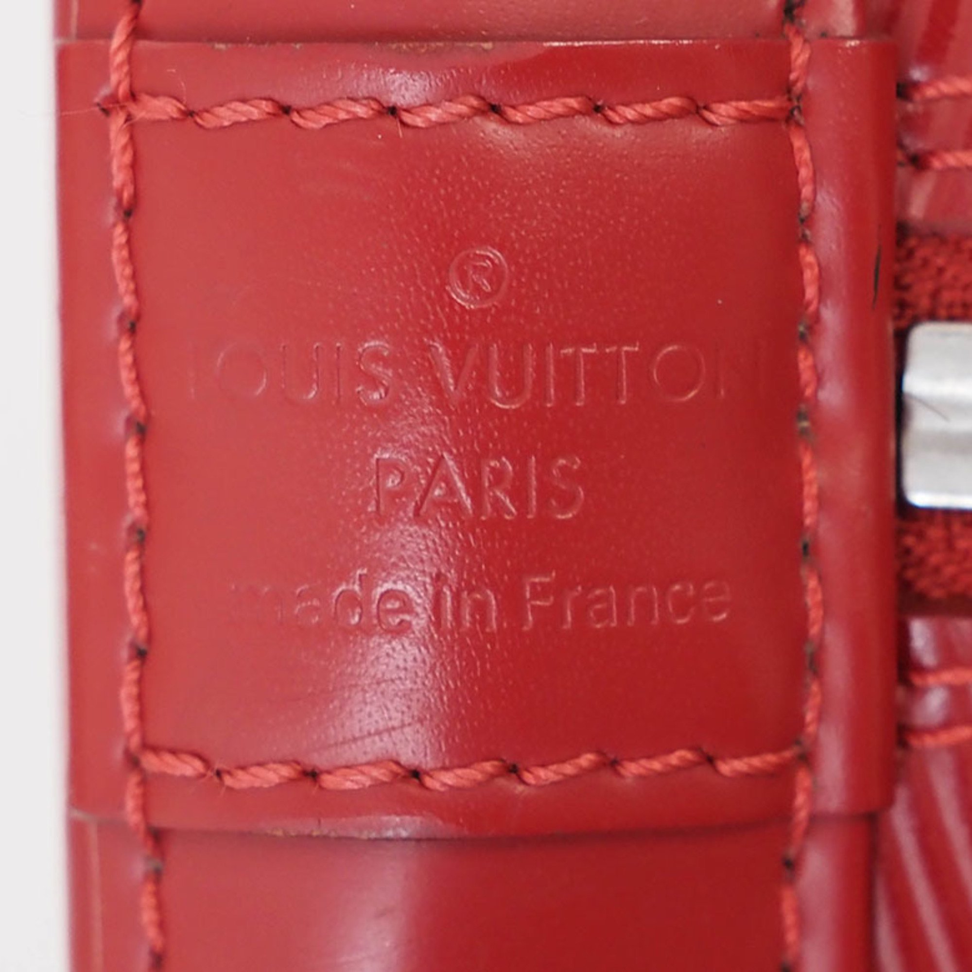 Louis Vuitton Alma Handbag Castilian Red M52147 Women's Epi Leather LOUIS VUITTON