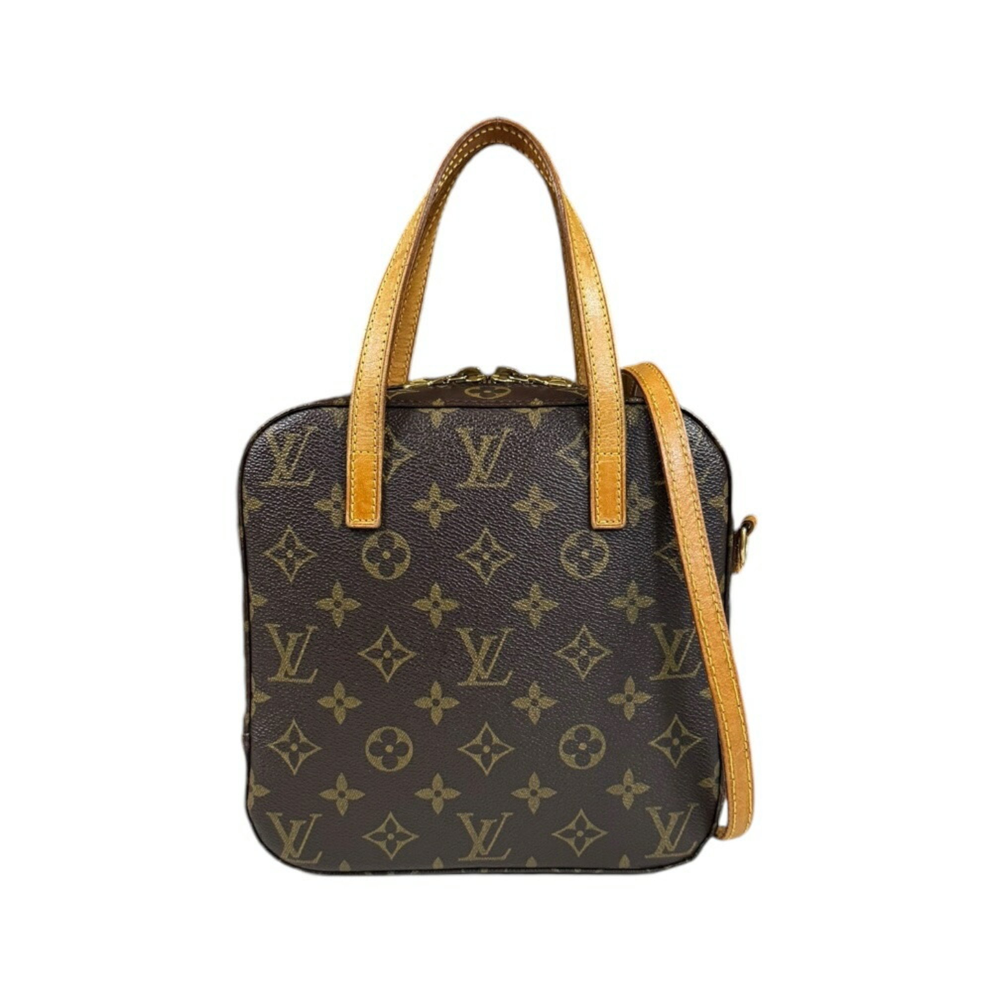 Louis Vuitton Spontini Monogram Shoulder Bag Canvas M47500 Brown Women's LOUIS VUITTON 2way