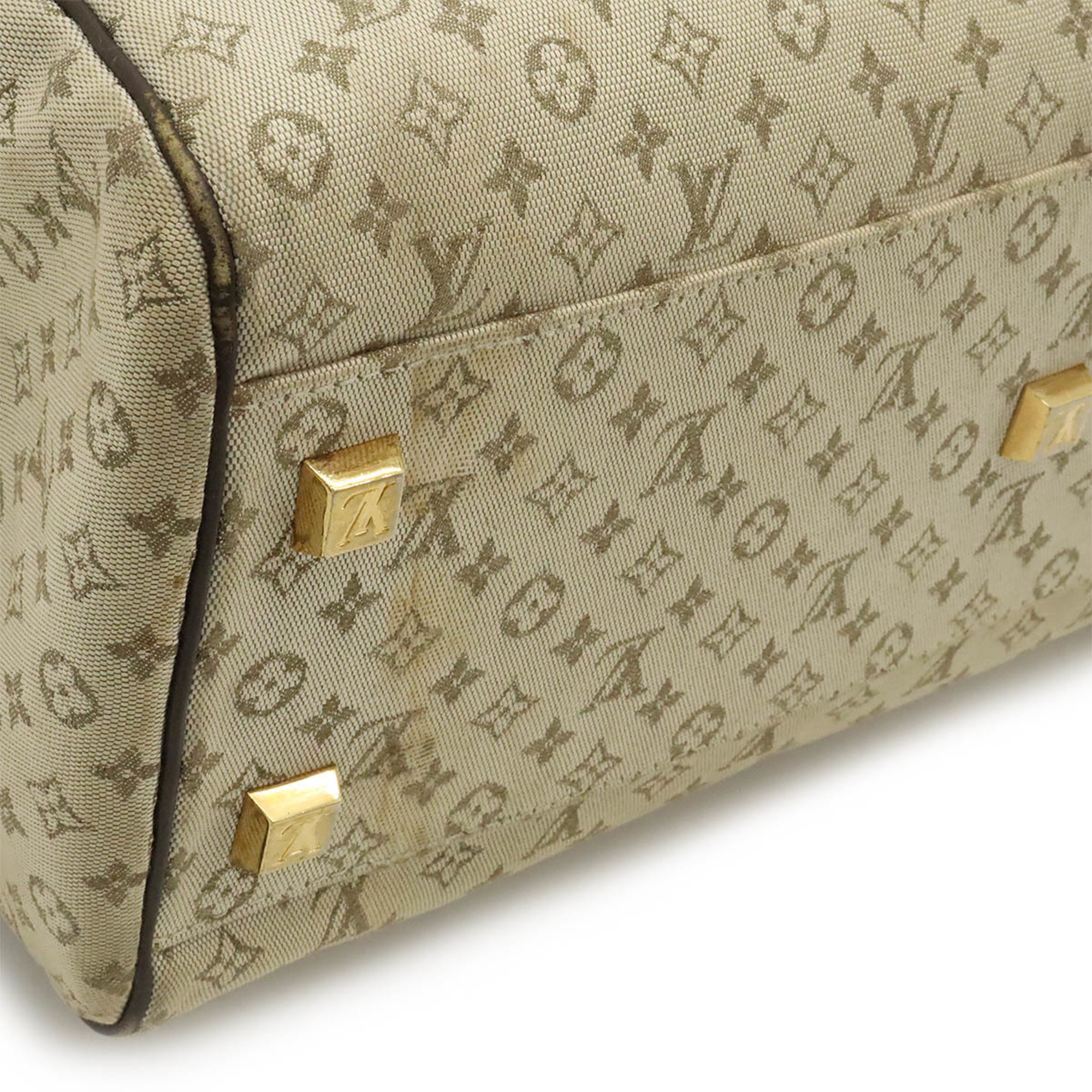 LOUIS VUITTON Louis Vuitton Monogram Josephine GM Handbag Boston Bag Canvas Leather Khaki M92310