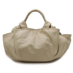 LOEWE Anagram Nappa Aire Handbag Leather Ivory