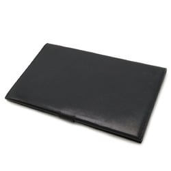 HERMES R.M.S Totenmaine Wallet Long Billfold Bi-fold Evergrain Black B Stamp H085246CK89