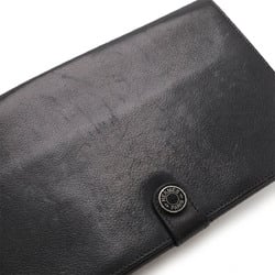 HERMES R.M.S Totenmaine Wallet Long Billfold Bi-fold Evergrain Black B Stamp H085246CK89