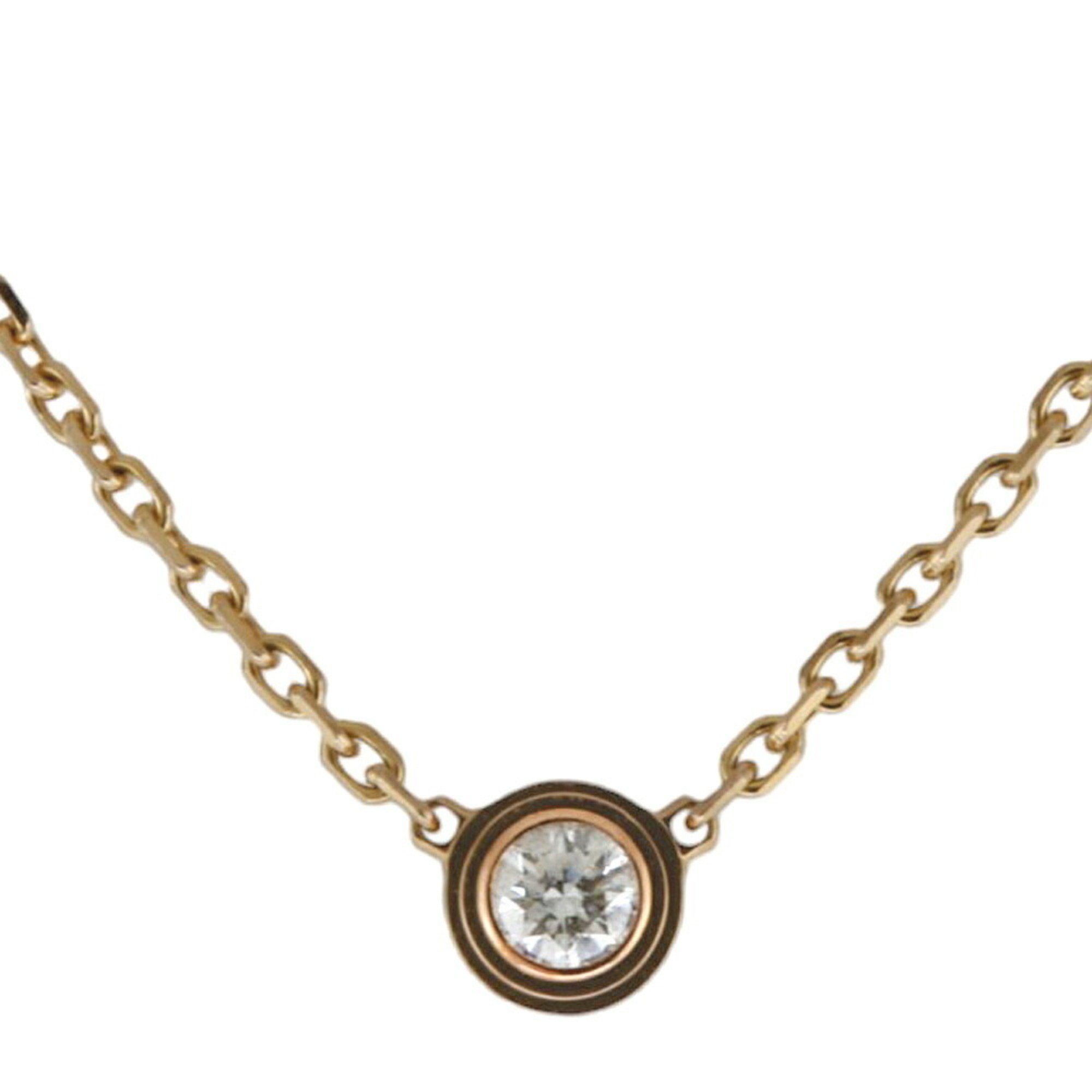 Cartier D'Amour Diamant Léger (XS) approx. 0.04ct necklace 18K gold women's CARTIER