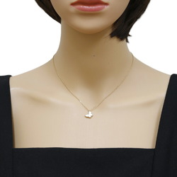 Van Cleef & Arpels Sweet Alhambra Papillon Necklace 18K Mother of Pearl Women's