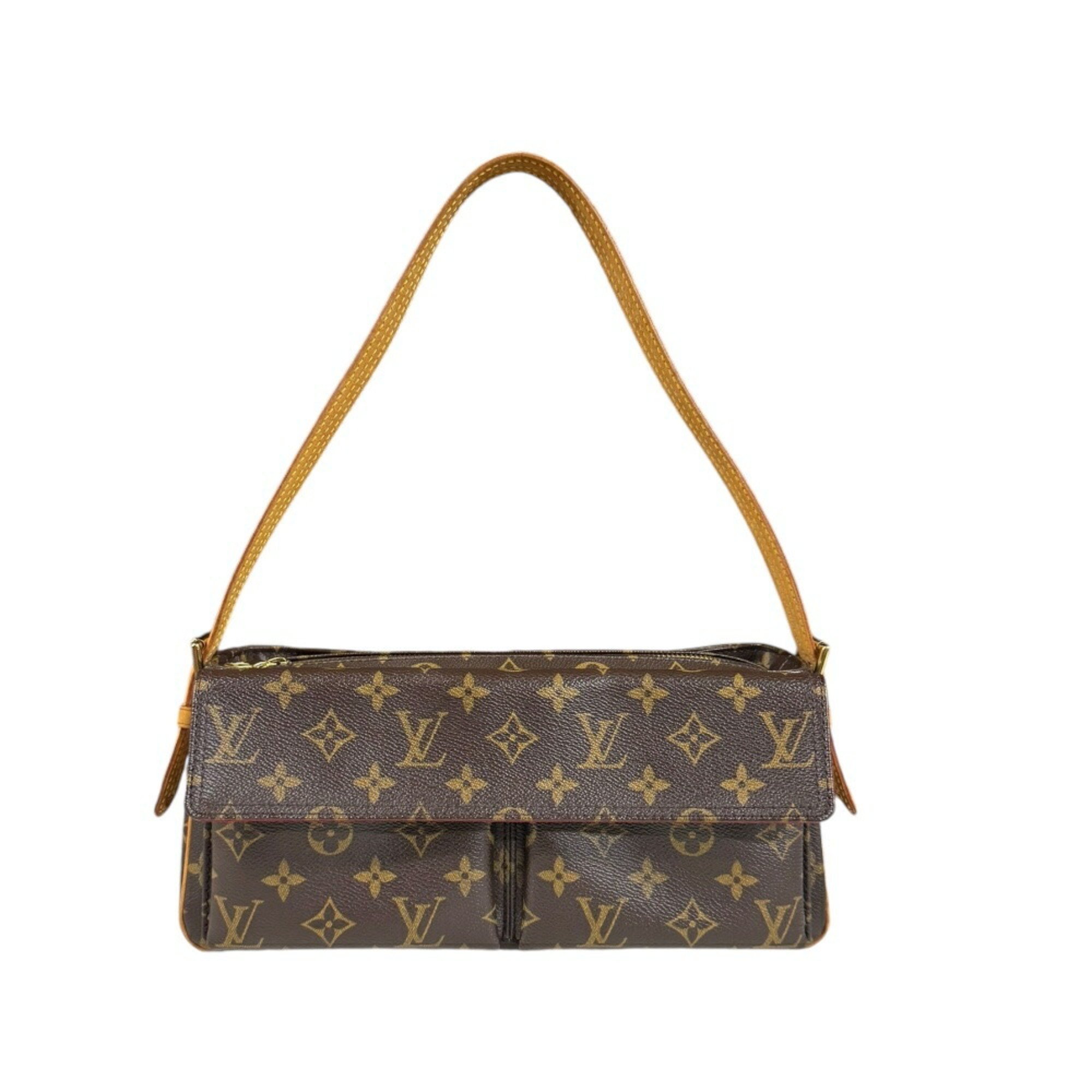 Louis Vuitton Monogram M51164 Women's Shoulder Bag Brown,Monogram