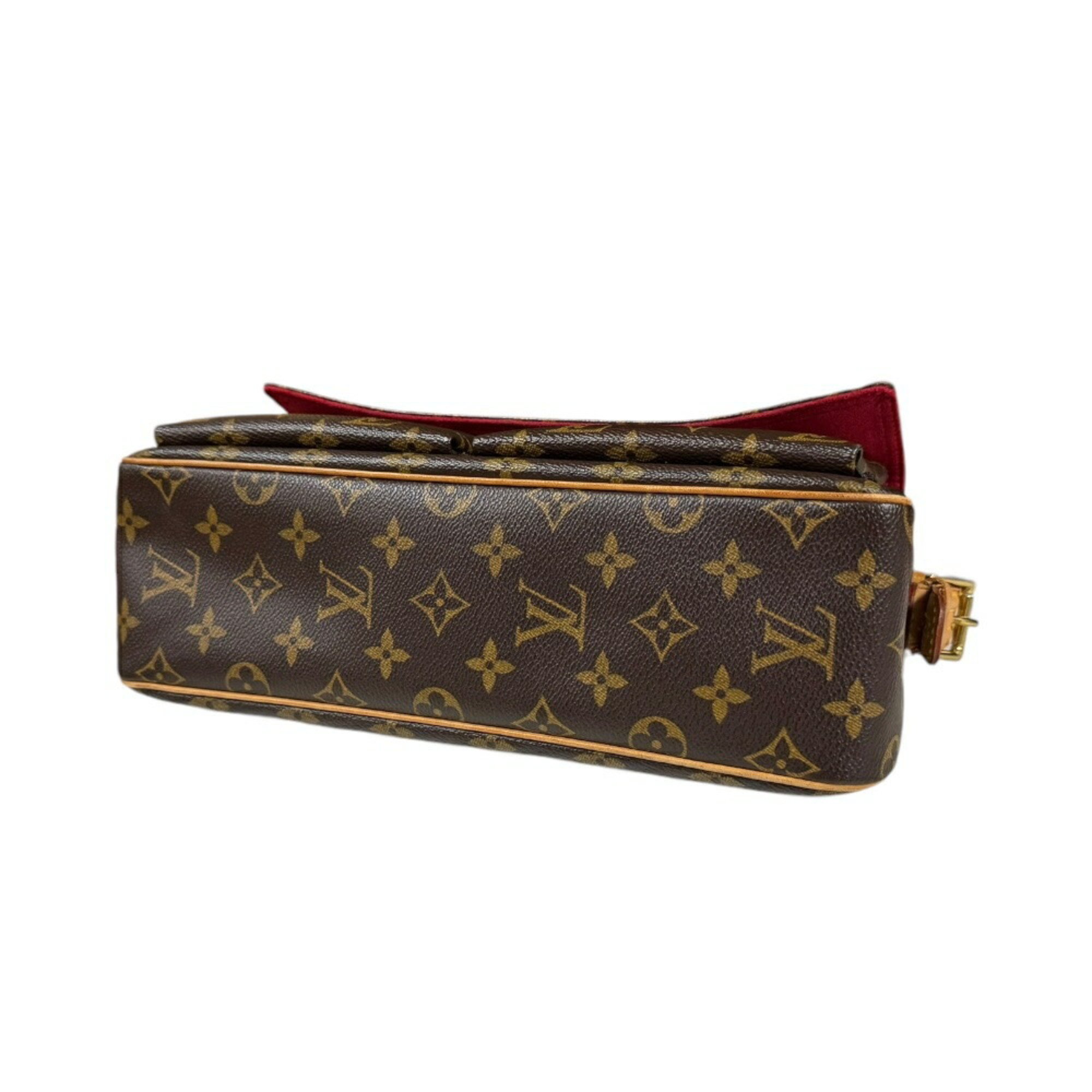 Louis Vuitton Monogram M51164 Women's Shoulder Bag Brown,Monogram