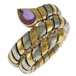 BVLGARI Tubogas Amethyst Ring, Bvlgari, size 13, 18k gold, amethyst, women's,