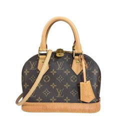 Louis Vuitton Alma BB Monogram Shoulder Bag Canvas M46990 Brown Women's LOUIS VUITTON 2way