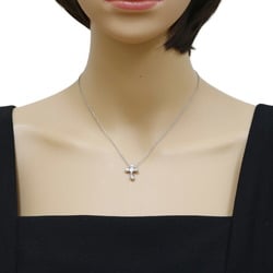 Tiffany Cross Necklace Pt950 Platinum Diamond Ladies TIFFANY&Co.