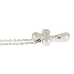 Tiffany Cross Necklace Pt950 Platinum Diamond Ladies TIFFANY&Co.