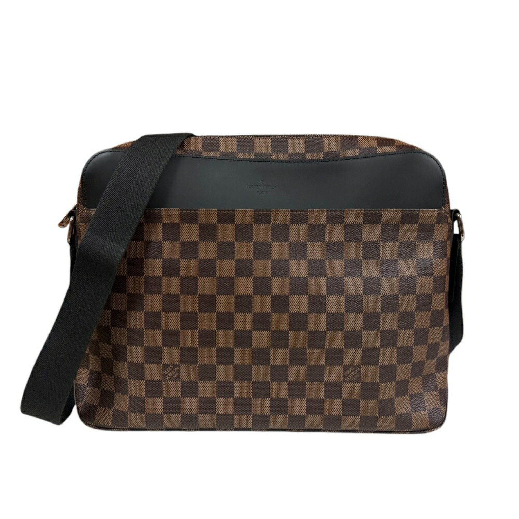 Louis Vuitton Jake MM Damier Shoulder Bag Canvas N41569 Brown Men's LOUIS VUITTON