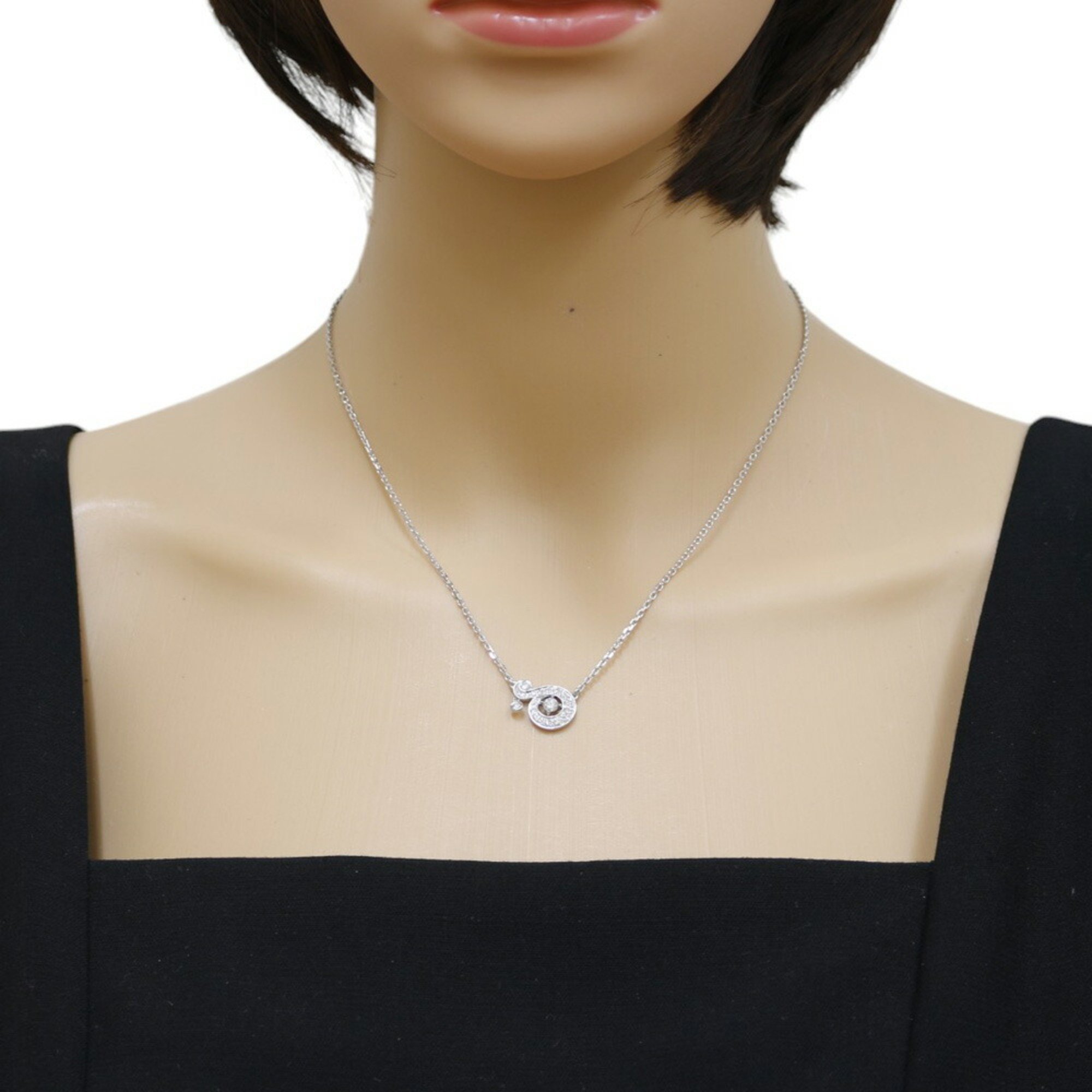 Van Cleef & Arpels Nido Paradis Necklace 18K Gold Diamond Women's