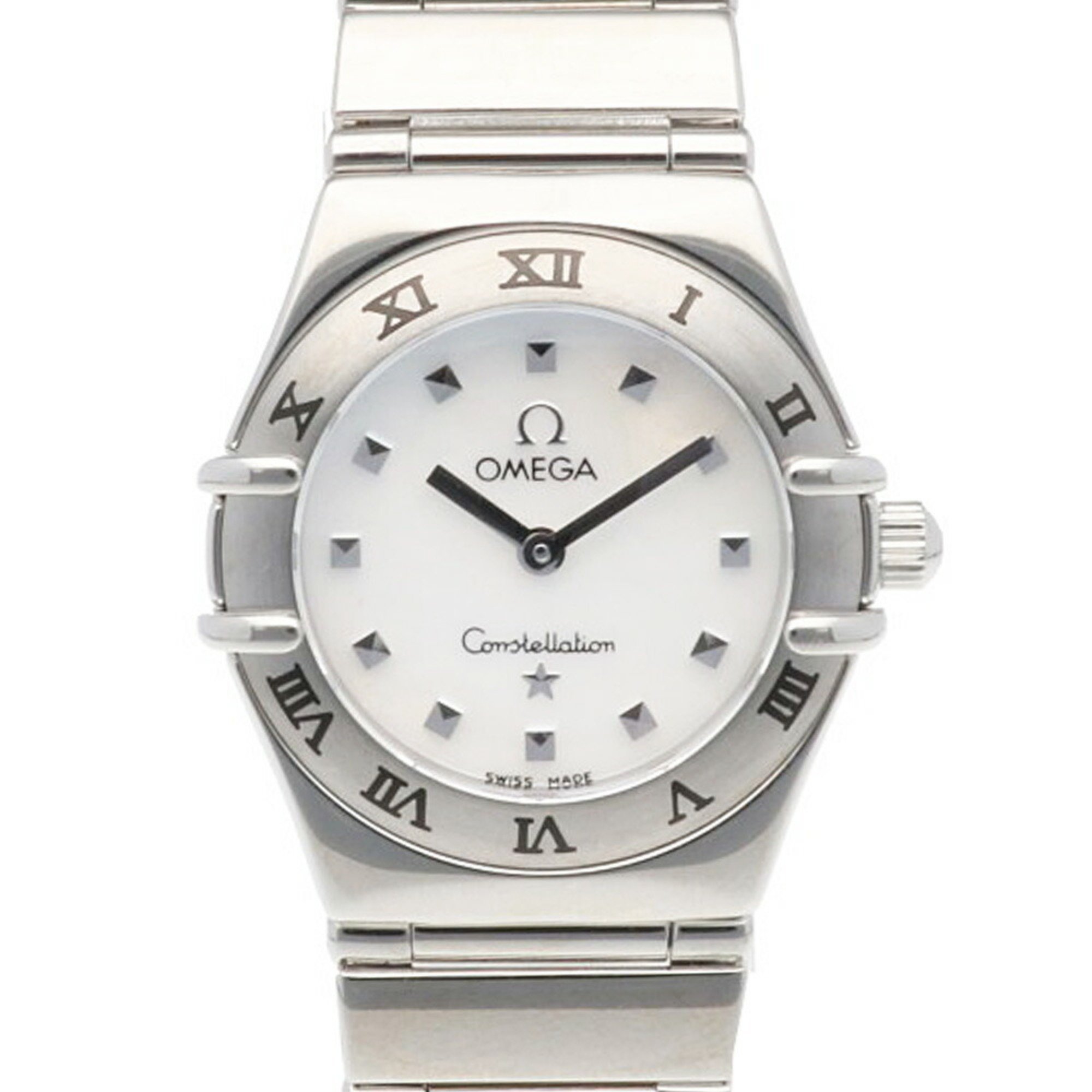 OMEGA Constellation My Choice Watch Stainless Steel 15617100 Quartz Ladies White Shell