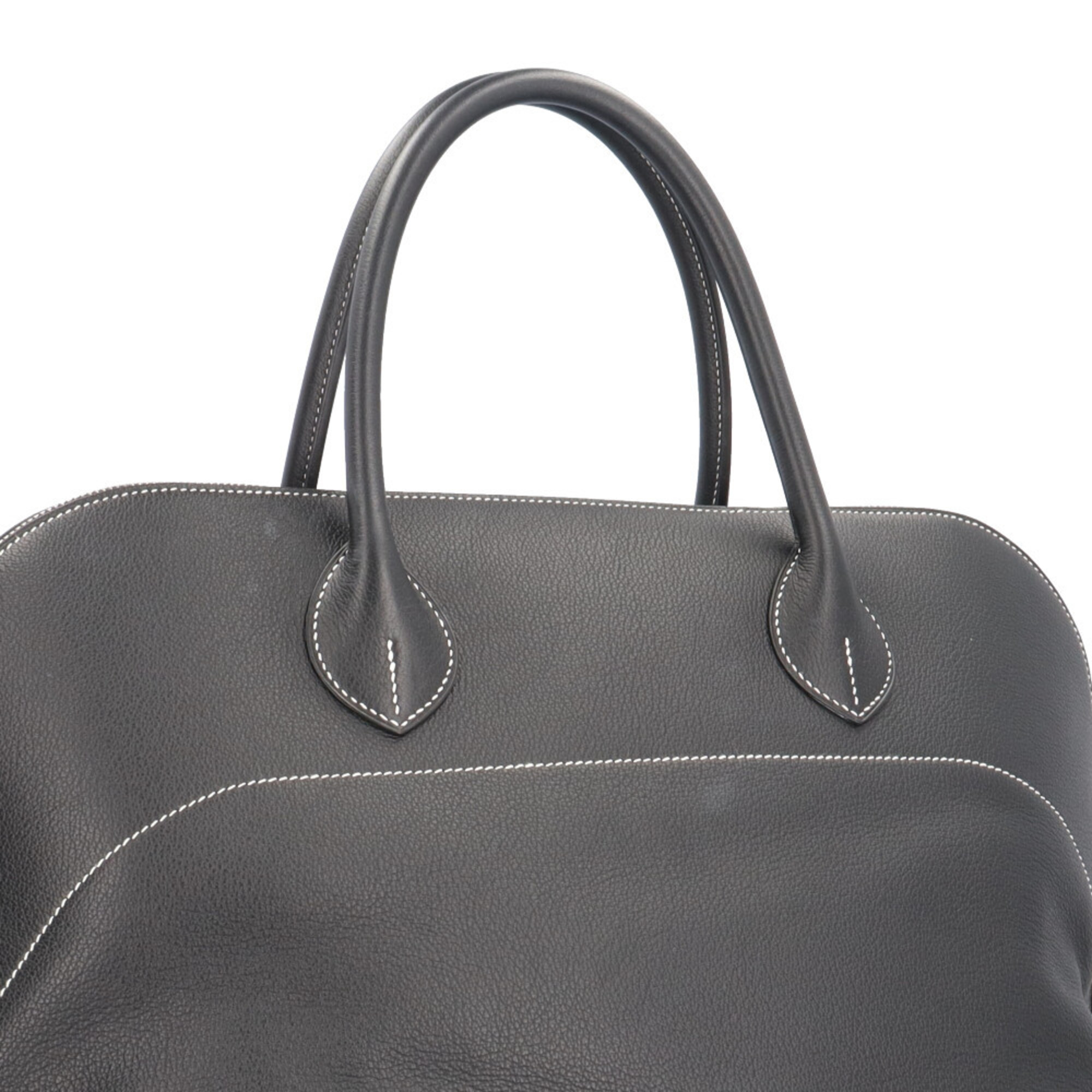 Hermes Bolide Relax 45 Handbag Black Women's HERMES