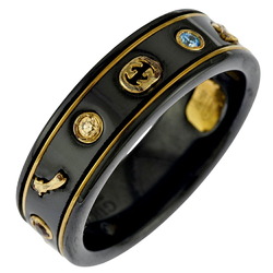 Gucci Icon Ring, Size 18.5, 18k Gold, Gemstone, Men's, GUCCI