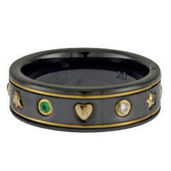 Gucci Icon Ring, Size 18.5, 18k Gold, Gemstone, Men's, GUCCI