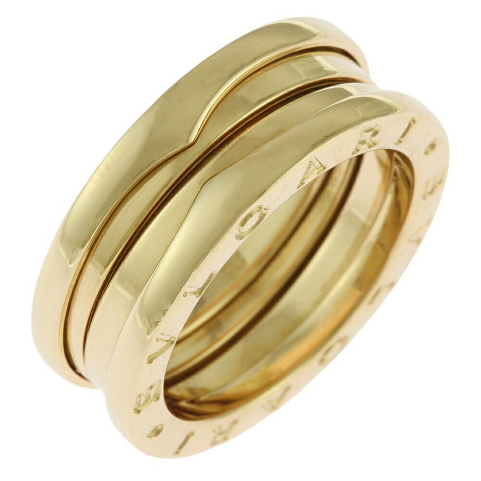 BVLGARI B-zero.1 B-zero One 3-band ring, size 10.5, 18k gold, for women