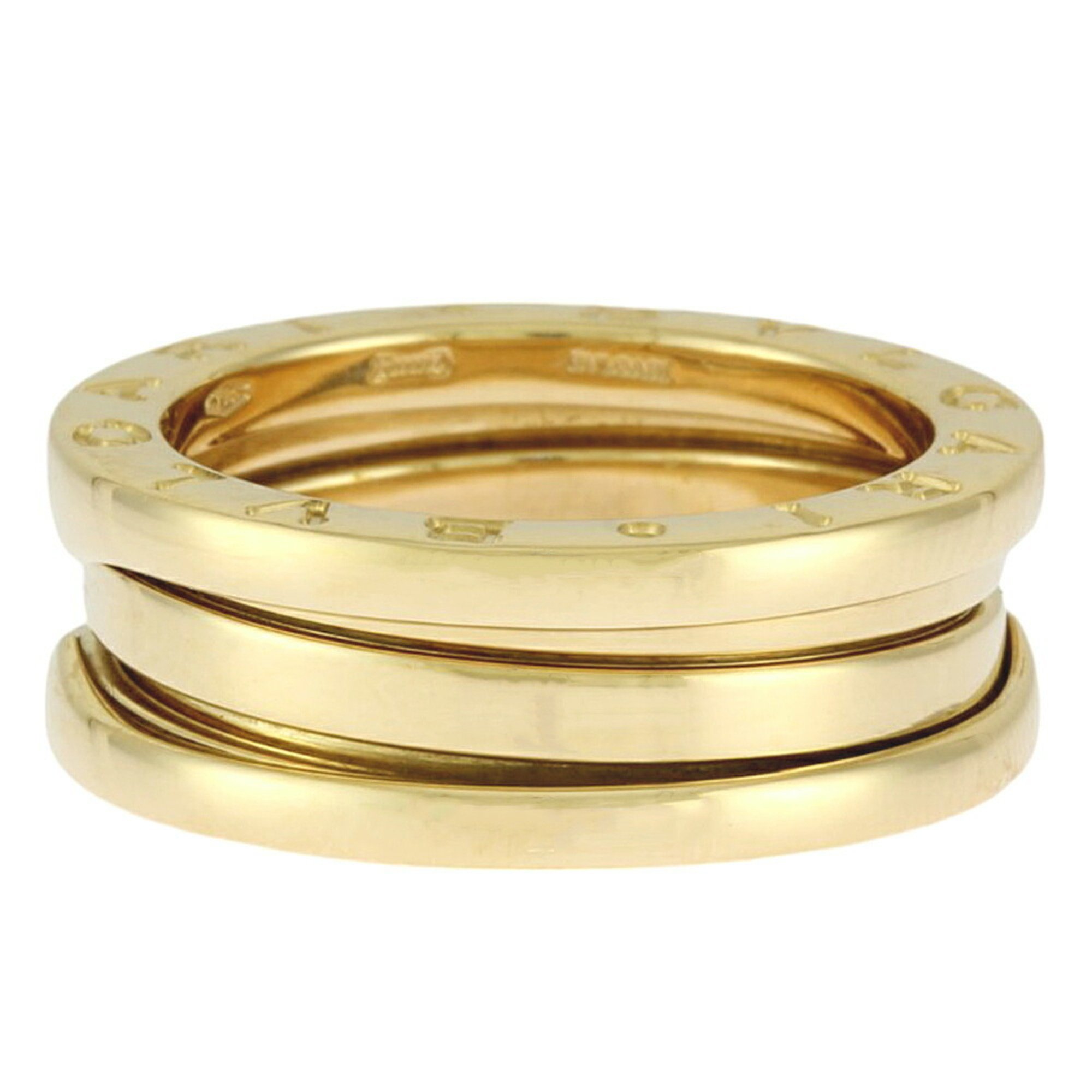 BVLGARI B-zero.1 B-zero One 3-band ring, size 10.5, 18k gold, for women