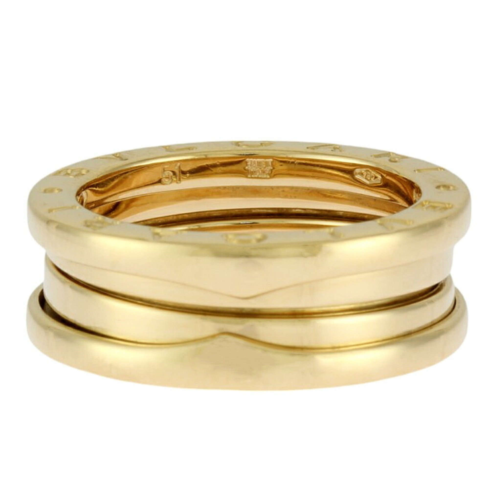 BVLGARI B-zero.1 B-zero One 3-band ring, size 10.5, 18k gold, for women