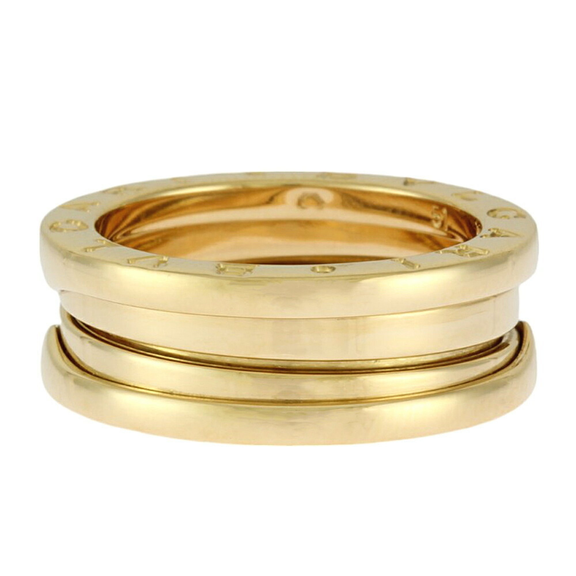 BVLGARI B-zero.1 B-zero One 3-band ring, size 10.5, 18k gold, for women