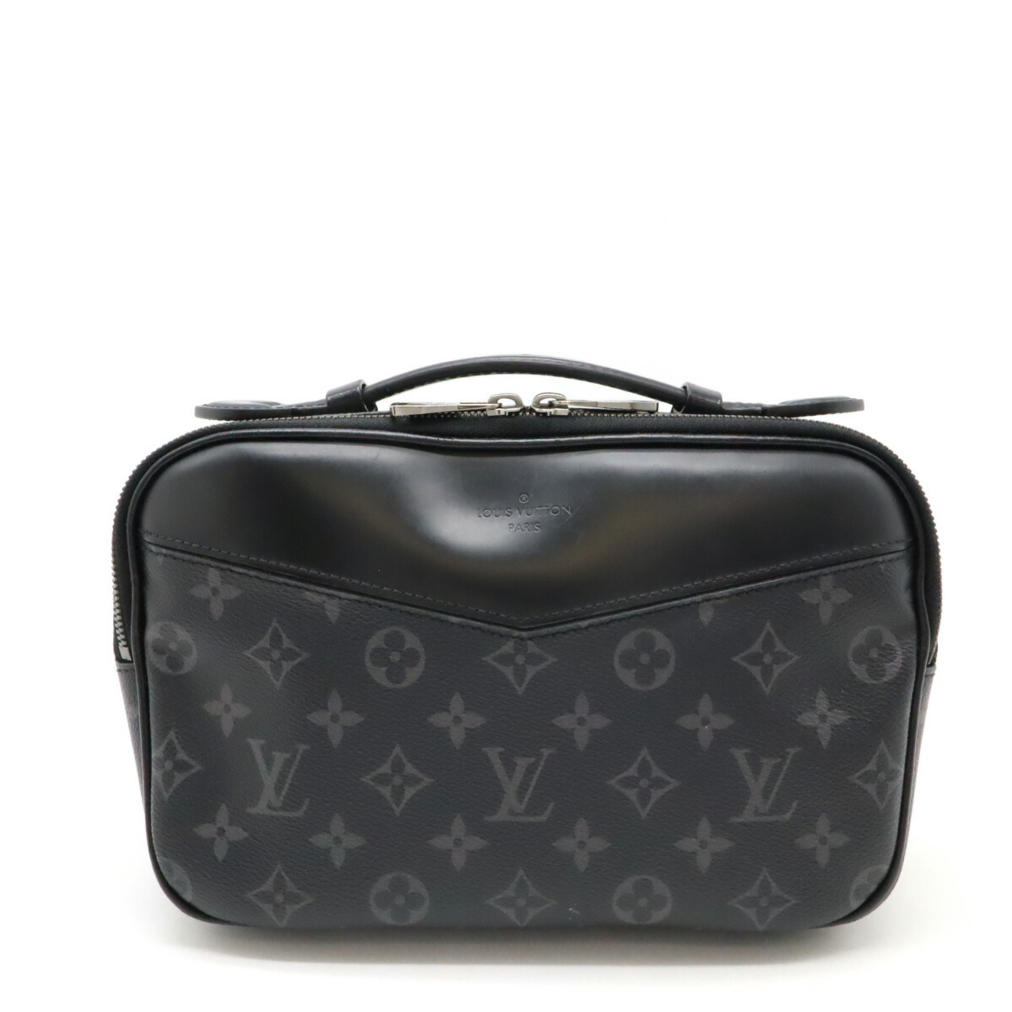 LOUIS VUITTON Louis Vuitton Monogram Eclipse Bum Bag Waist Body Pouch Clutch M42906