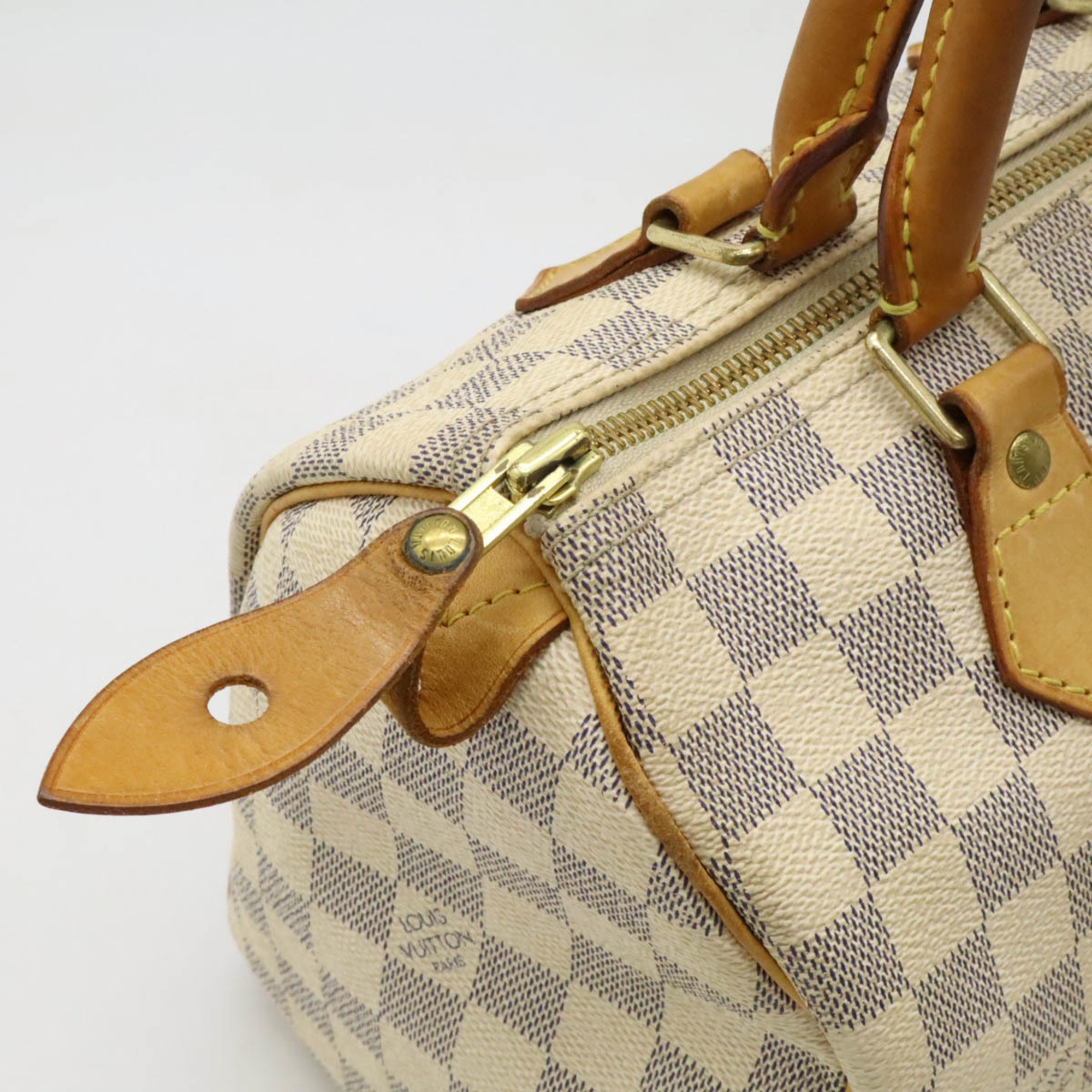 LOUIS VUITTON Damier Azur Speedy 25 Handbag Boston Bag N41534