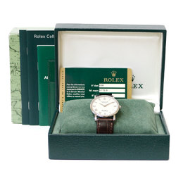 Rolex Cellini Watch 18K 5115/9 Hand-wound Men's ROLEX M Series 2007-2008 Horicon Overhauled